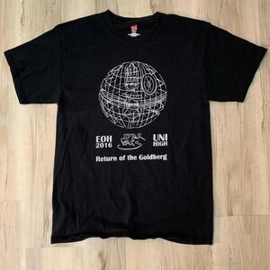 Return of the Goldberg Death Star tshirt Medium
